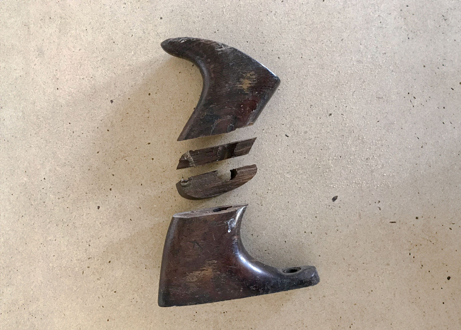 Stanley hand plane tote repair restoration before photo